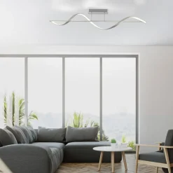 Q-Smart-Home Loftlamper|Loftlamper>Paul Neuhaus Q-Swing LED-loftlampe, stål