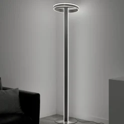 Paul Neuhaus Q-Vito LED-gulvlampe, lige med ring^Q-Smart-Home Online