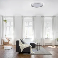 Q-Smart-Home Paul Neuhaus Q-VITO LED-loftlampe 59 cm stål