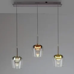 Q-Smart-Home Pendellamper|Pendellamper>Paul Neuhaus Smart LED hængelampe Q-Kon flerfarvet 3 lyskilder