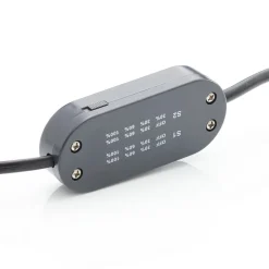 Paul Neuhaus Tyra bordlampe, glas, Ø 10 cm, dæmpbar, G9