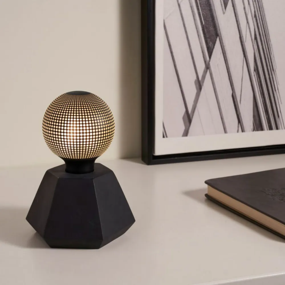 Pauleen Black Flare dekorationslampe, sort beton