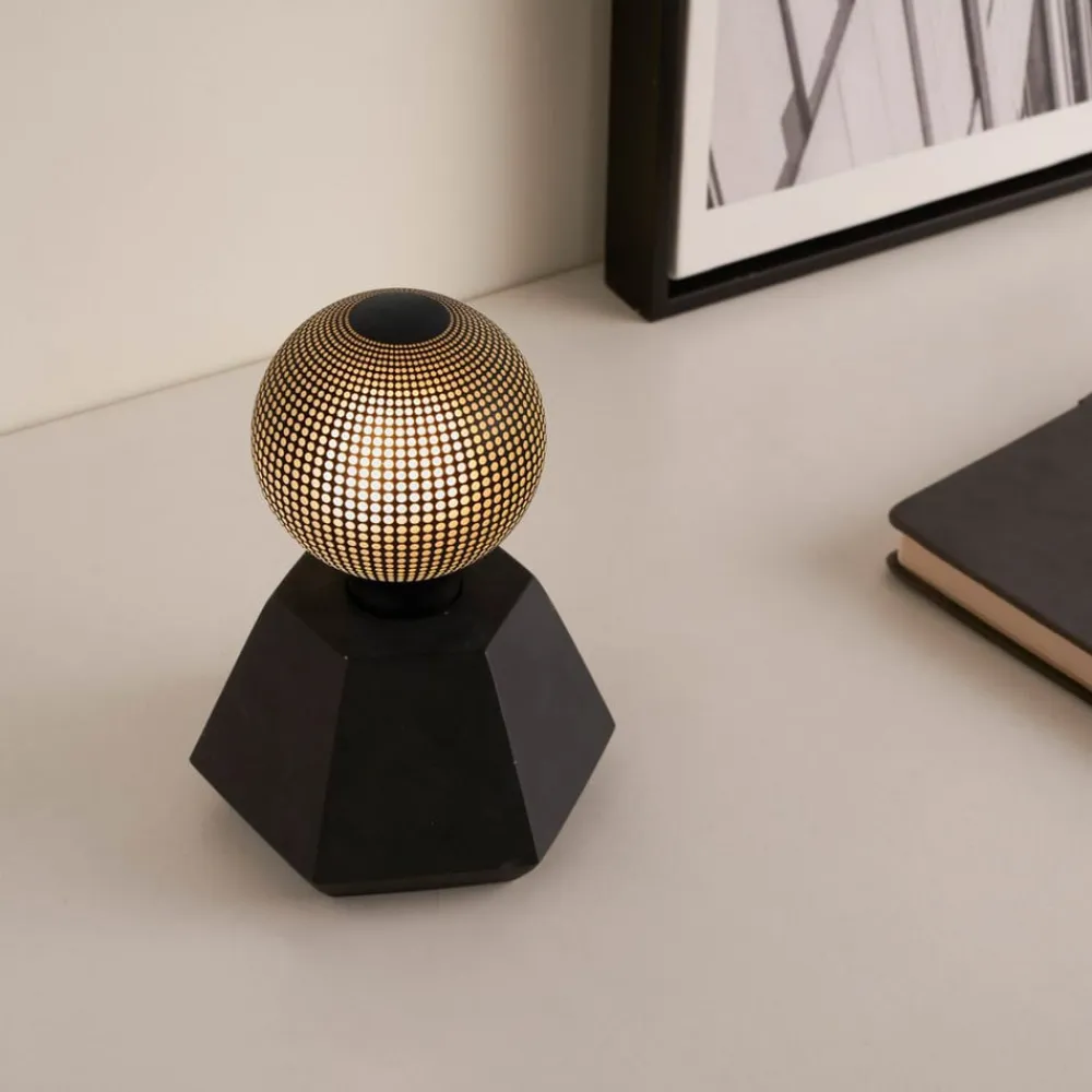 Pauleen Black Flare dekorationslampe, sort beton