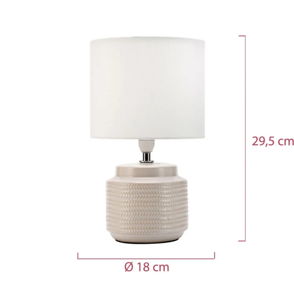 Pauleen Bordlamper>Bright Soul bordlampe med keramisk fod