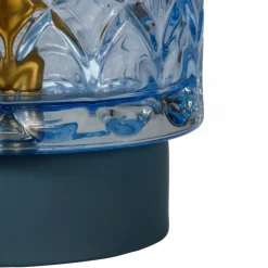 Pauleen Chic Glamour E14-LED-batteri, metal, blå