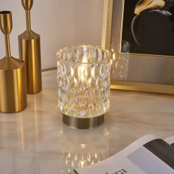 Clear Glamour dekolampe i glas, batteri^Pauleen Best