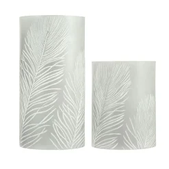 Pauleen Cosy Feather Candle LED stearinlys sæt med 2 stk