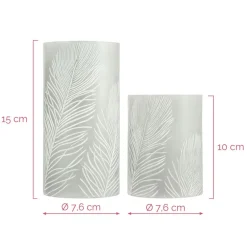 Pauleen Cosy Feather Candle LED stearinlys sæt med 2 stk