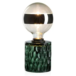 Crystal Magic bordlampe af grønt glas^Pauleen Best