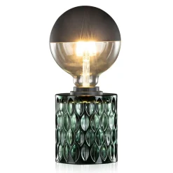 Crystal Magic bordlampe af grønt glas^Pauleen Best