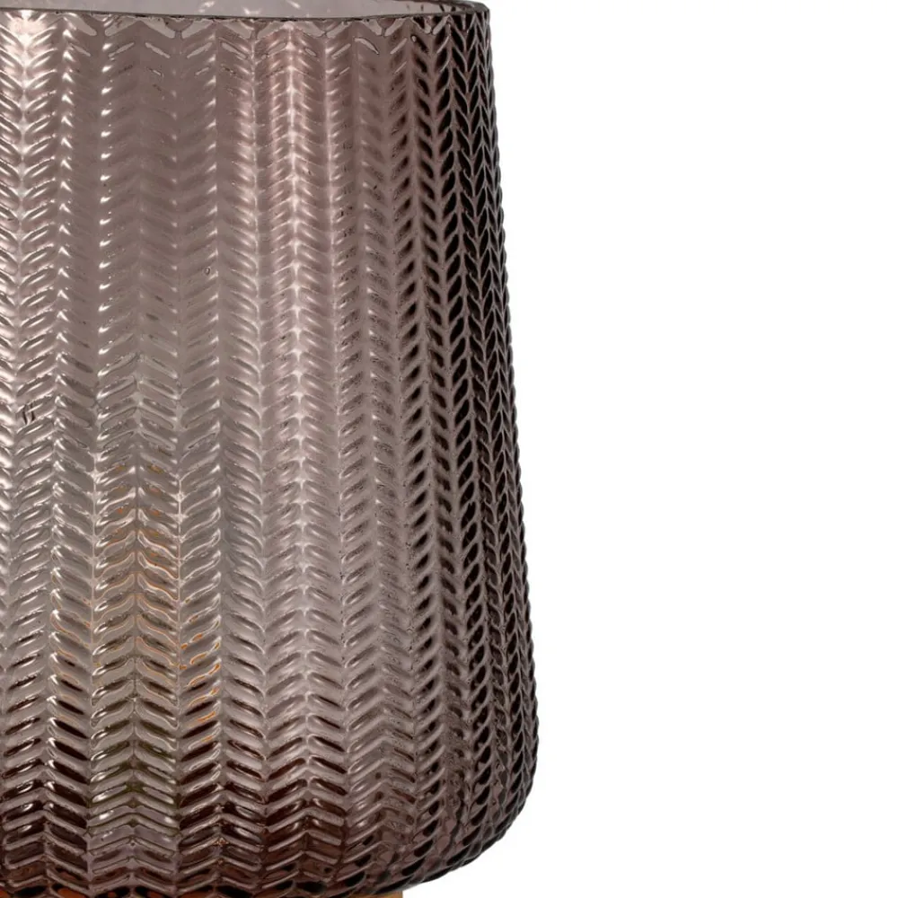 Pauleen Dekorationsbelysning>Fancy Glamour E27-LED-batteri, træ, taupe