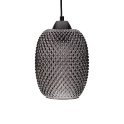 Gleaming Glamour hængelampe af røgfarvet glas^Pauleen Hot