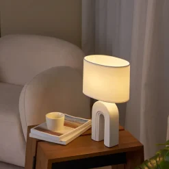 Pauleen Bordlamper>Glow of Purity bordlampe, hvid/beige