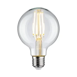 Pauleen Filament Pære>LED-filamentpære G80 E27 7,5 W klar 2.700 K