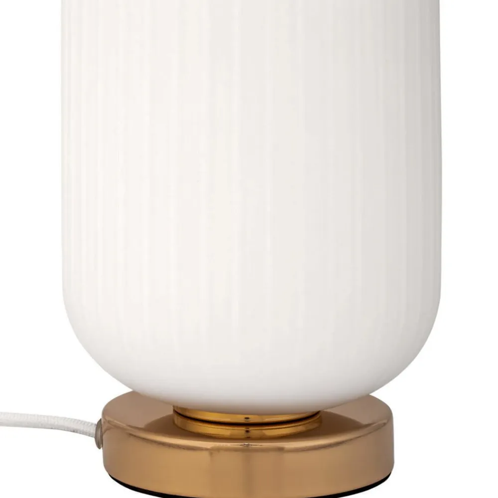 Pauleen Noble Purity bordlampe med hvidt glas