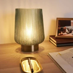 Pretty Glamour E27-LED turkis/messing^Pauleen Hot