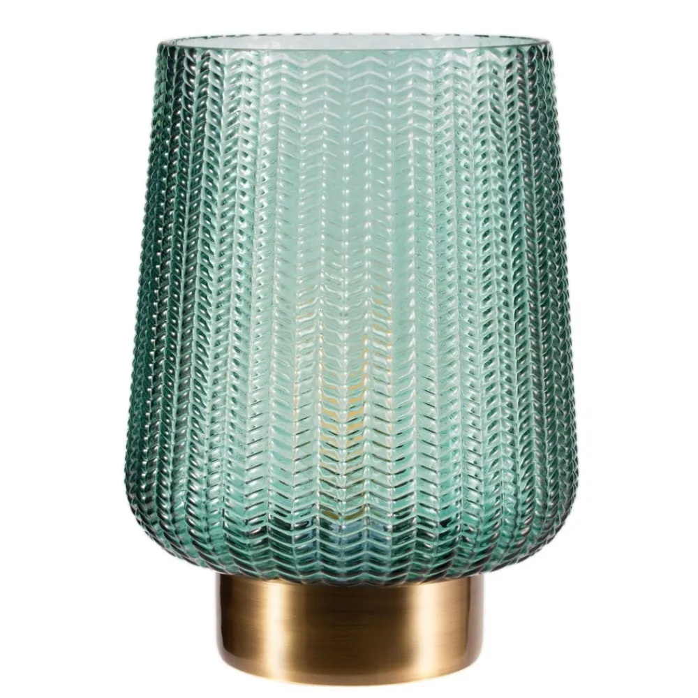 Pretty Glamour E27-LED turkis/messing^Pauleen Hot