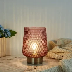 Pauleen Rose Glamour E27-LED, batteri, metalfod