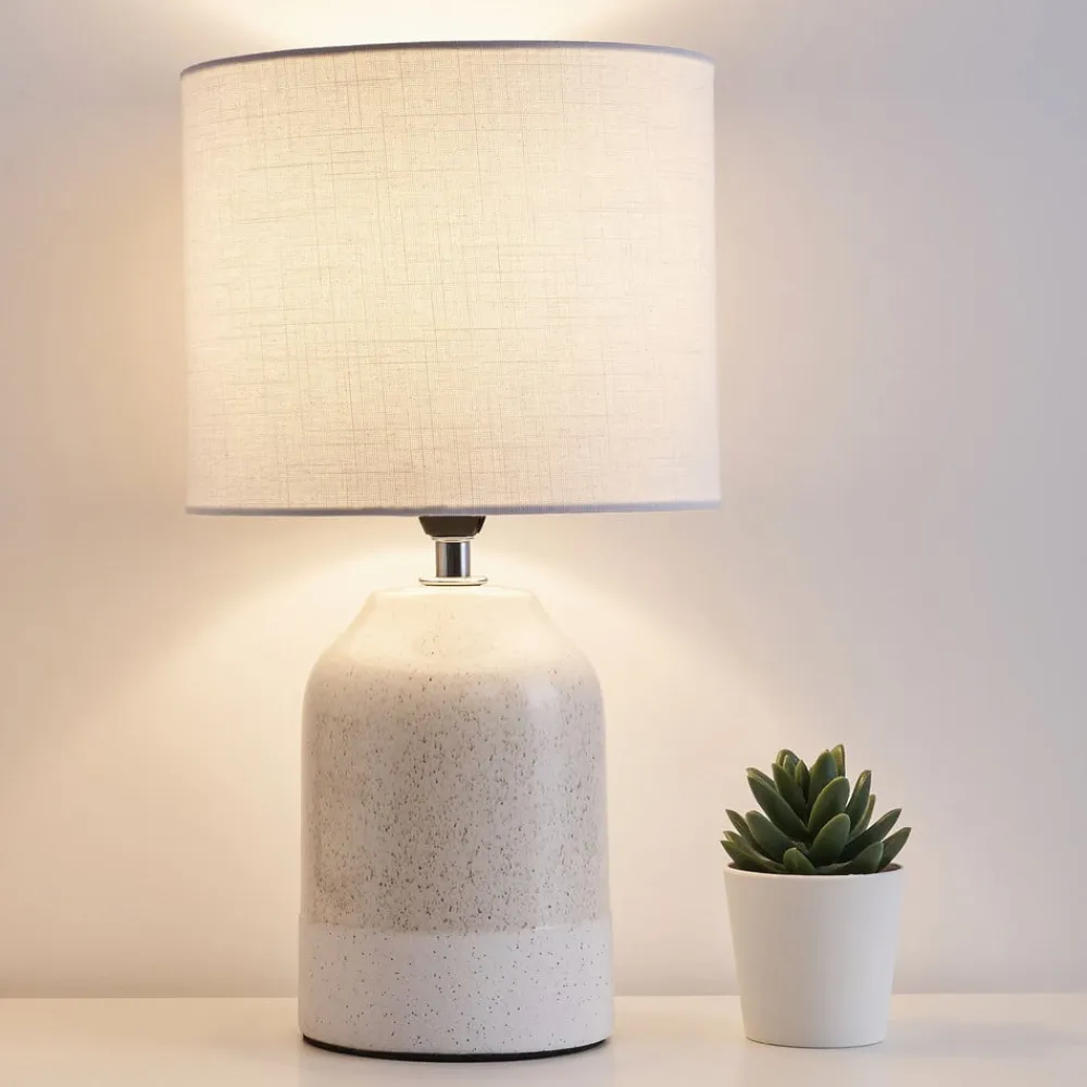 Pauleen Sandy Glow bordlampe, hvid/beige