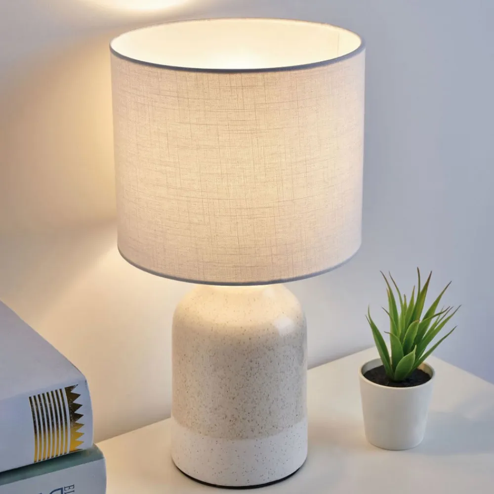 Pauleen Sandy Glow bordlampe, hvid/beige