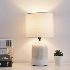 Pauleen Sandy Glow bordlampe, hvid/beige