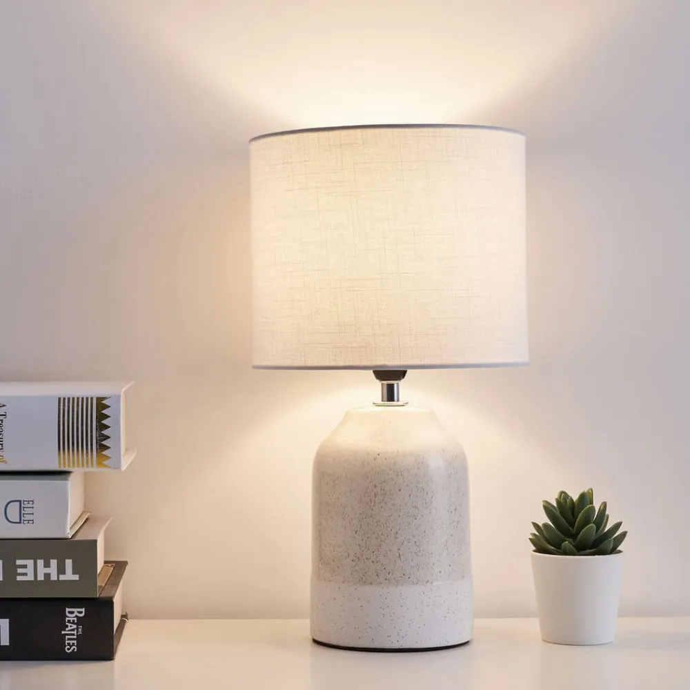 Pauleen Sandy Glow bordlampe, hvid/beige