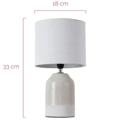 Pauleen Sandy Glow bordlampe, hvid/beige