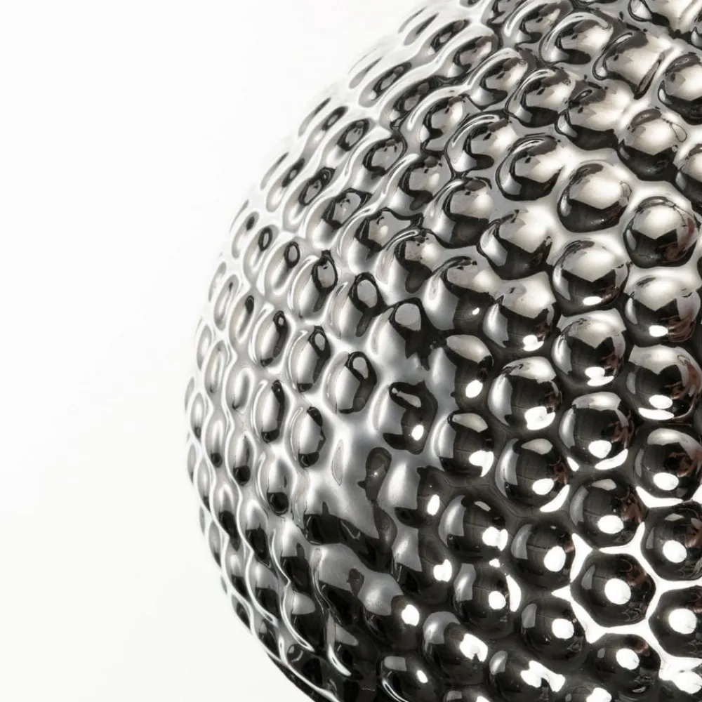 Pauleen Sip of Silver bordlampe med stofskærm