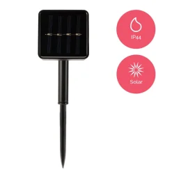 Pauleen Sunshine Glamour solcelle-lyskæde, sølv