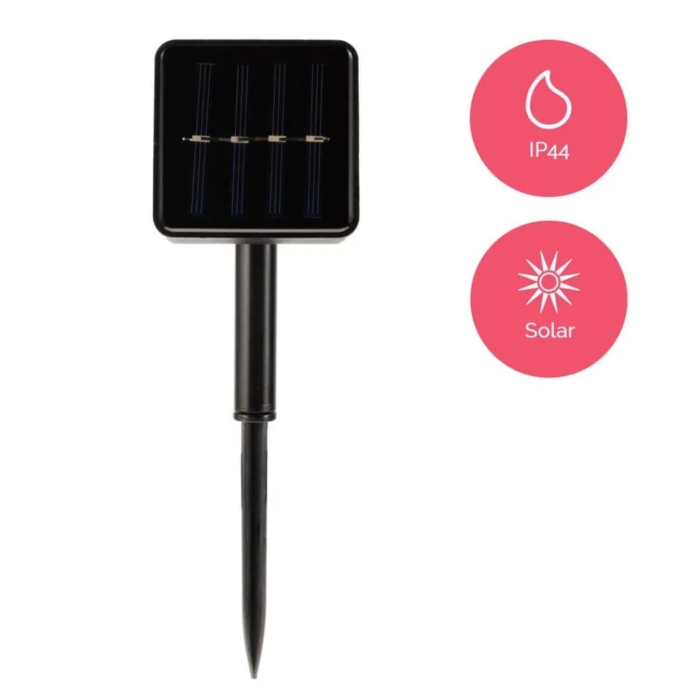 Pauleen Sunshine Glamour solcelle-lyskæde, sølv