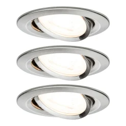 Paulmann 3 spot Nova rund drejelig/dæmpbar, jern