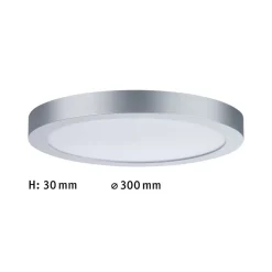 Paulmann Abia LED-panel Ø 30 cm 2.700 K mat krom