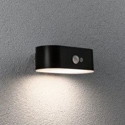 Paulmann Solcelle Lampe Med Sensor|Solcellelamper>Adya udendørs væglampe, solcelle, sensor