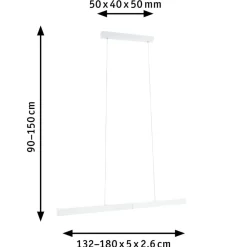 Paulmann Aptare LED-hængelampe, ZigBee, sort