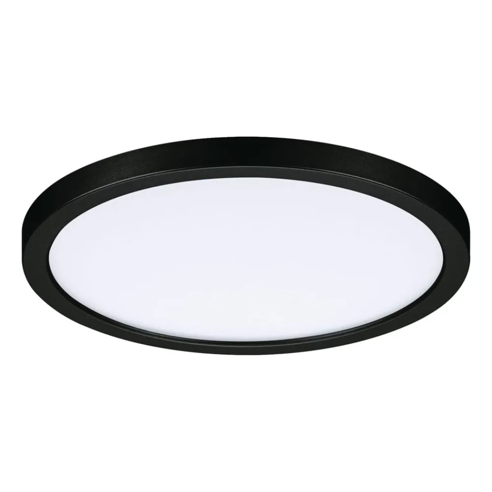 Areo LED-panel rund sort 4000K Ø17,5cm^Paulmann Online