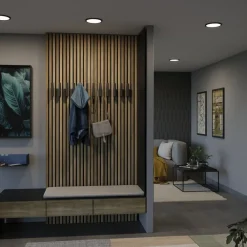 Areo Panel 3stepdim sort Ø17,5cm 4000K^Paulmann Sale