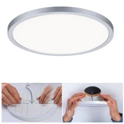 Paulmann Areo Panel 3stepdim rund 840 krom 23 cm