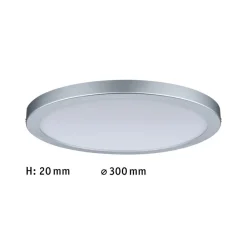 Atria LED-loftlampe Ø30 cm krom^Paulmann Clearance
