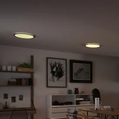 Atria Shine LED-panel, krom, dæmpbar, Ø 42 cm^Paulmann Clearance