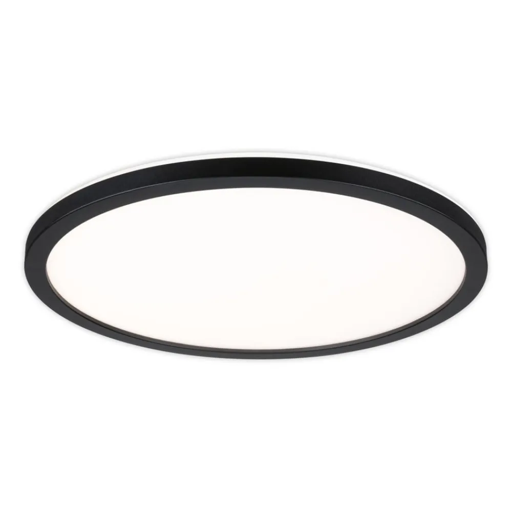 Paulmann Arbejdsrum/Kontor|Loftlamper>Atria SHINE LED-panel, sort, Ø 29 cm