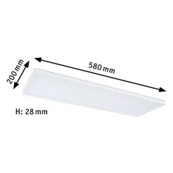 Paulmann Atria Shine panel on/off hvid 830 58x20cm