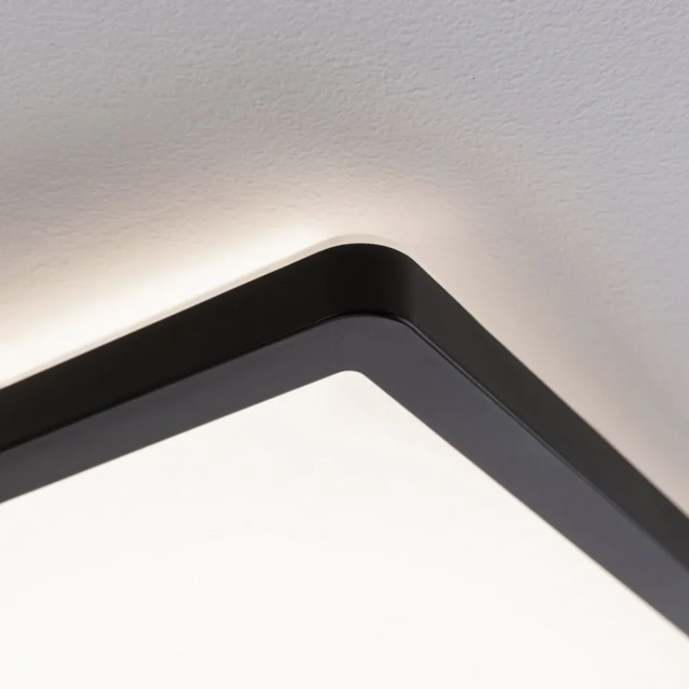 Atria Shine Panel on/off sort 830 29x29^Paulmann New