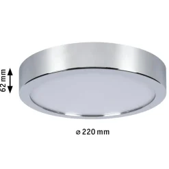 Paulmann Aviar LED-loftlampe Ø 22 cm krom 4.000 K