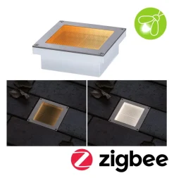 Paulmann Nedgravet Udebelysning>Brick LED indbygningslampe, ZigBee, 10x10 cm