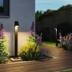 Caissa sensor-vejlampe antracit 3000K^Paulmann Outlet