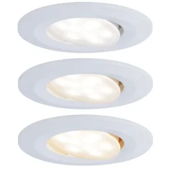 Paulmann Calla drejelig on/off Ø9cm CCT hvid 3 stk