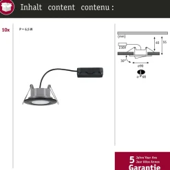 Paulmann Loftlamper|Indbygningsspots><noscript><img width=