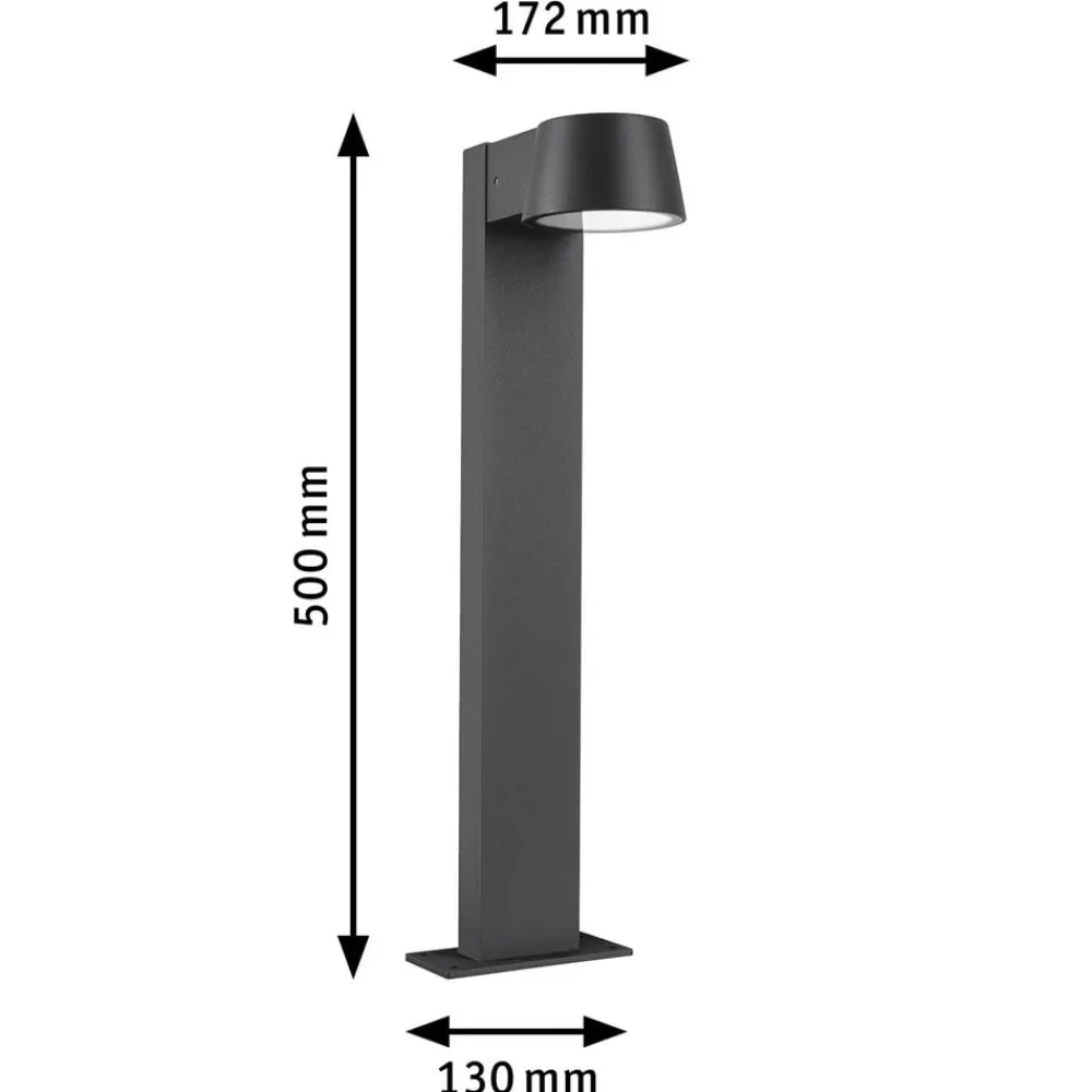Capea LED-gadelampe, antracitgrå aluminium^Paulmann Online
