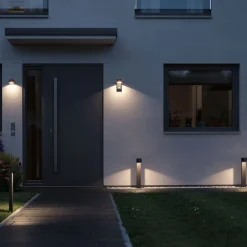 Paulmann Væglampe Med Sensor|Væglamper>Capea udendørs LED-væglampe med sensor
