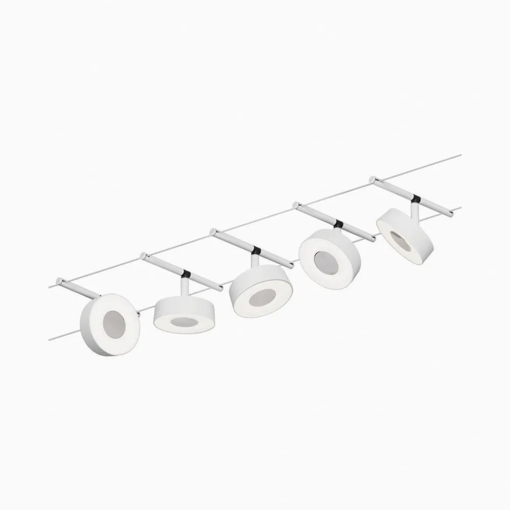 Circle LED-wiresystem 5 lk, mat hvid^Paulmann New